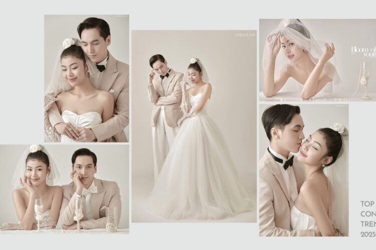 Giới thiệu các concept ảnh cưới đẹp trong Studio PhinDump Wedding