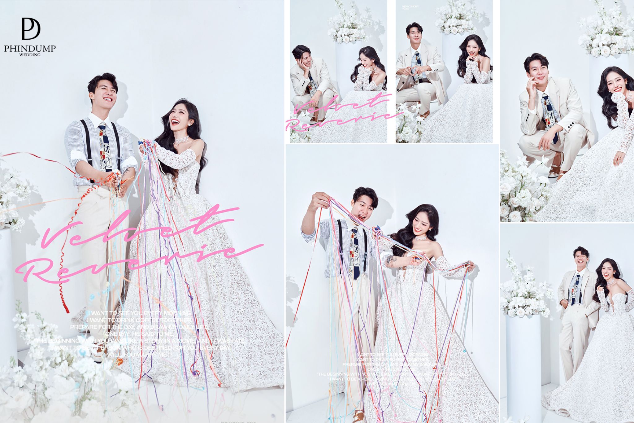 Không gian studio & ngoại cảnh được thiết kế riêng cho từng concept