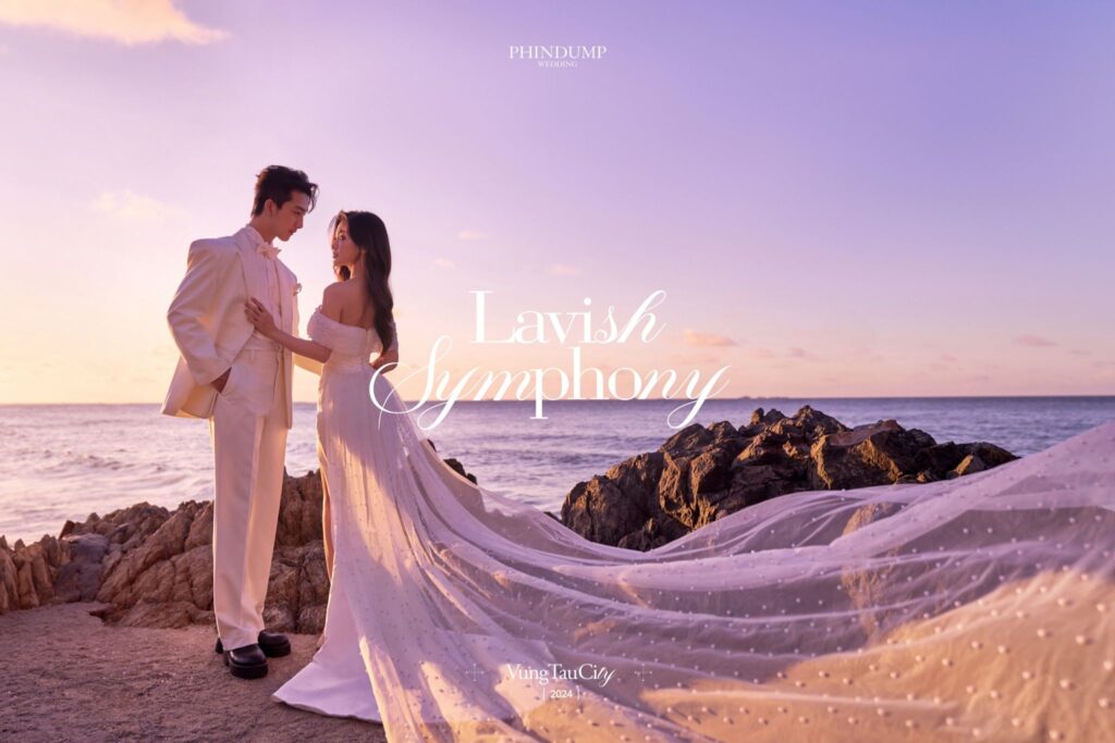 Concept cưới biển Vũng Tàu - Ngôn ngữ thời trang & nghệ thuật của PhinDump Wedding