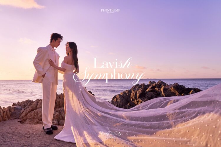 Concept cưới biển Vũng Tàu - Ngôn ngữ thời trang & nghệ thuật của PhinDump Wedding