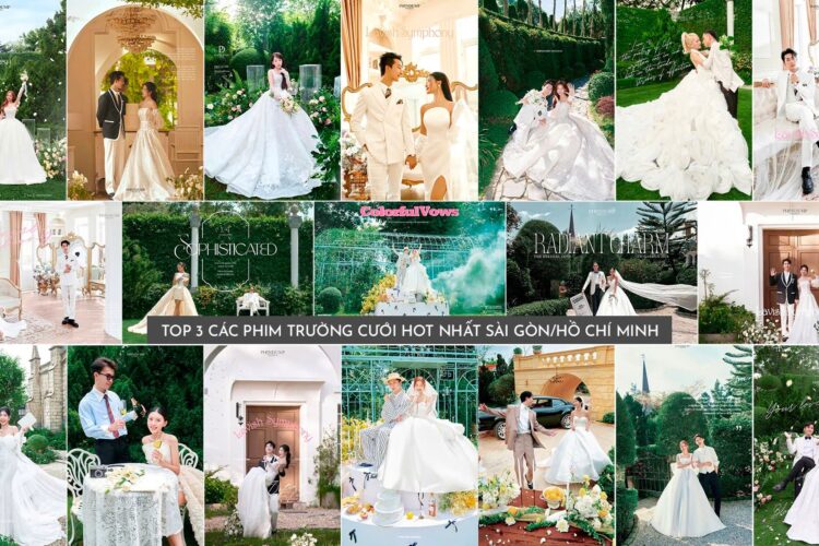 Top 3 phim trường chụp ảnh cưới đẹp nhất Hồ Chí Minh 2025
