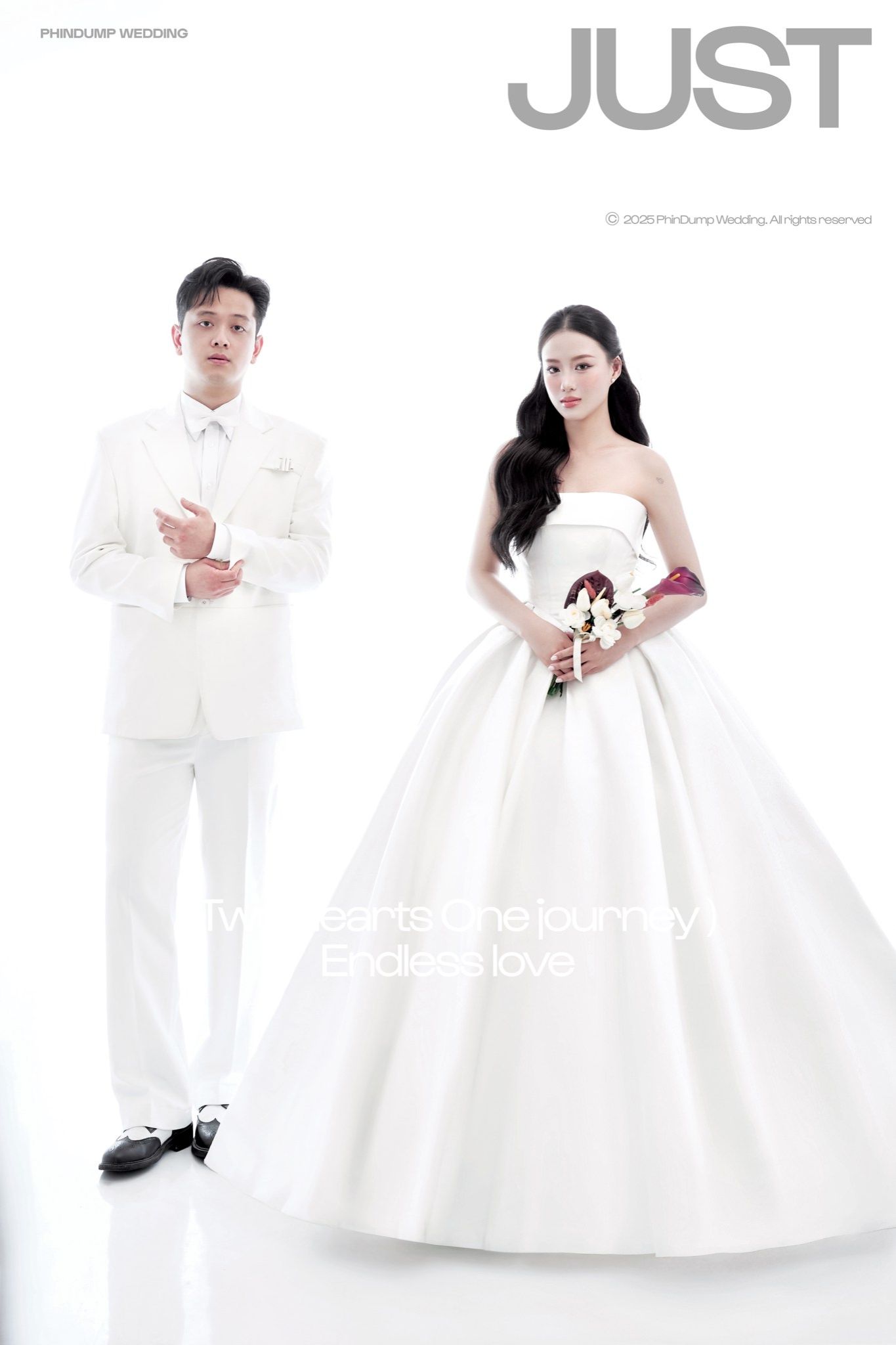 Concept ảnh cưới studio phông trơn là gì?