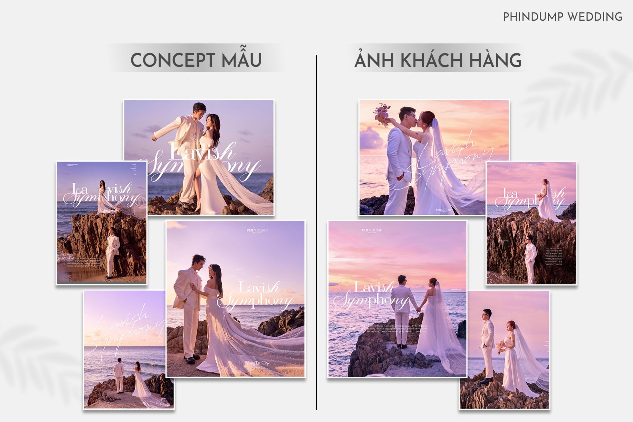 Quy trình chụp được cá nhân hóa cho từng cặp đôi