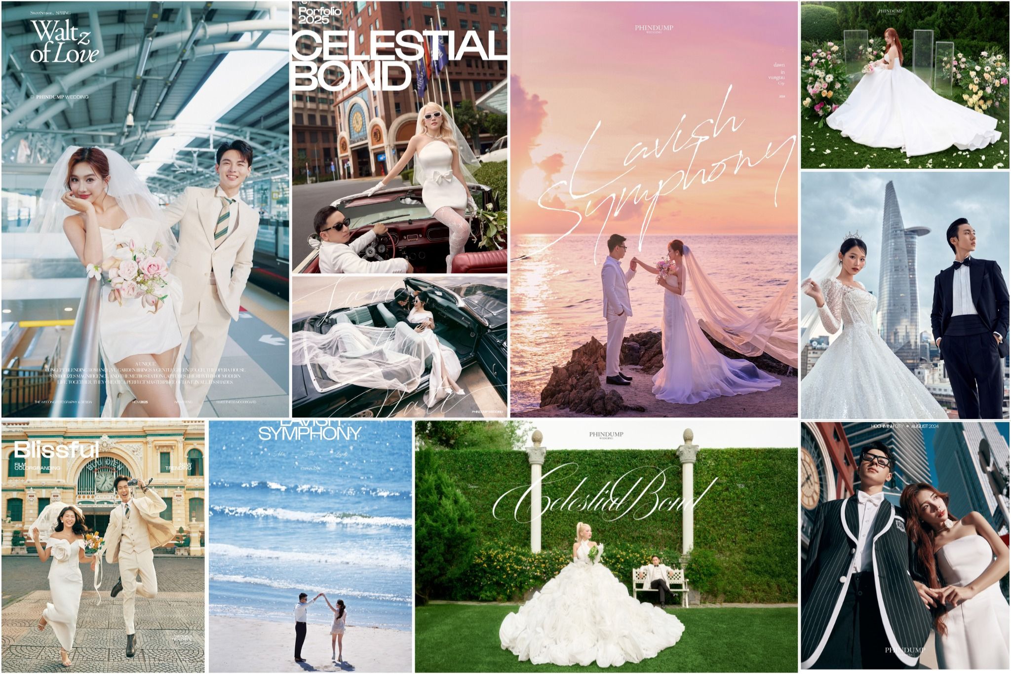 Danh sách các gói chụp ảnh cưới Pre-wedding hot nhất PhinDump Wedding (chi nhánh Hồ Chí Minh)