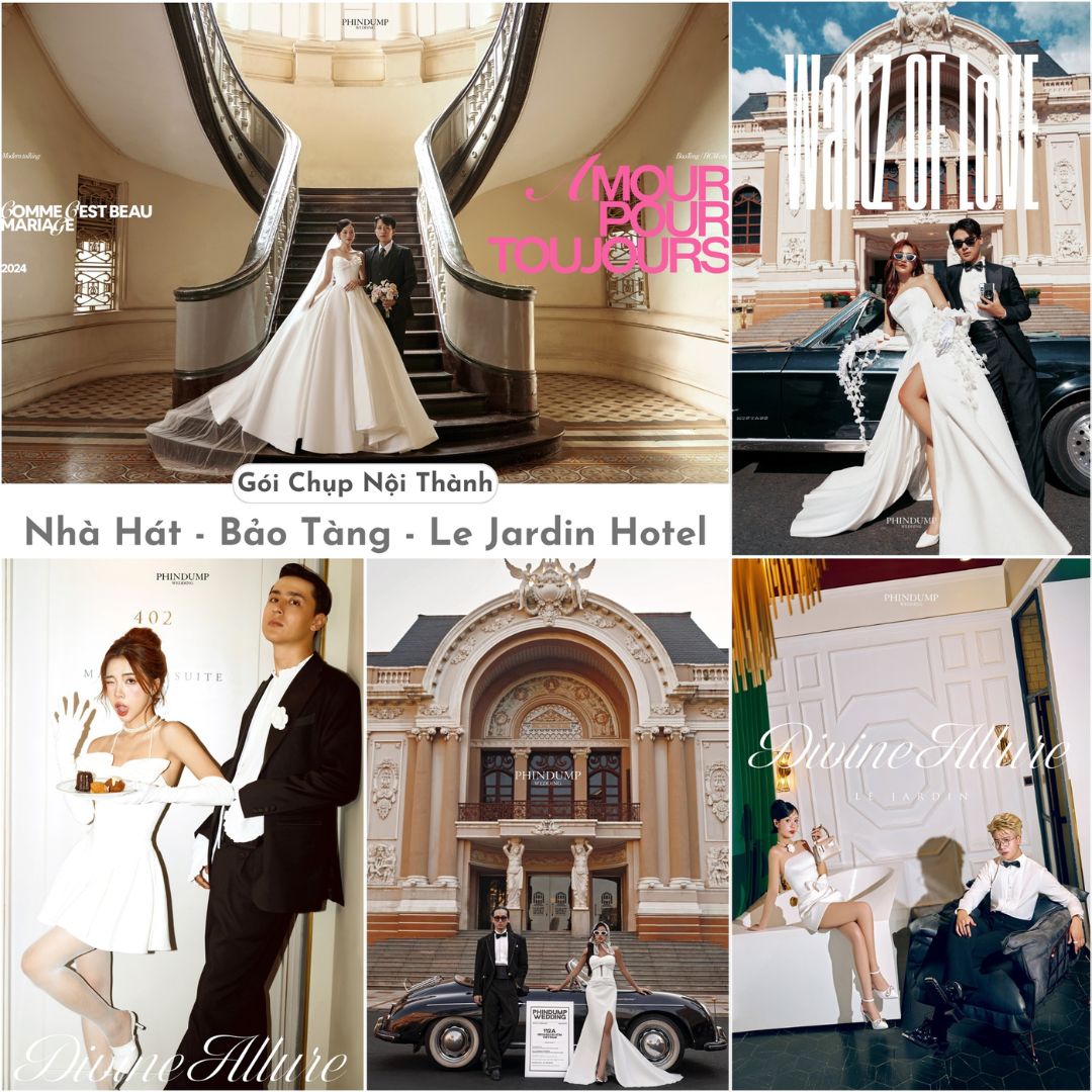 Gói chụp nội thành Nhà hát + Bảo tàng + Le Jardin Hotel