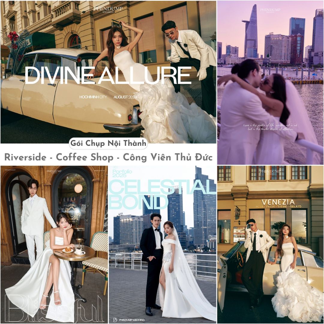 Gói chụp nội thành Riverside + Coffee Shop + Công viên Thủ Đức