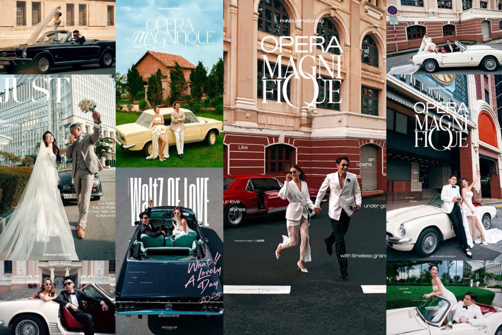 Vì sao concept chụp ảnh cưới với xe cổ trở thành “first choice” của các cặp đôi hiện đại?