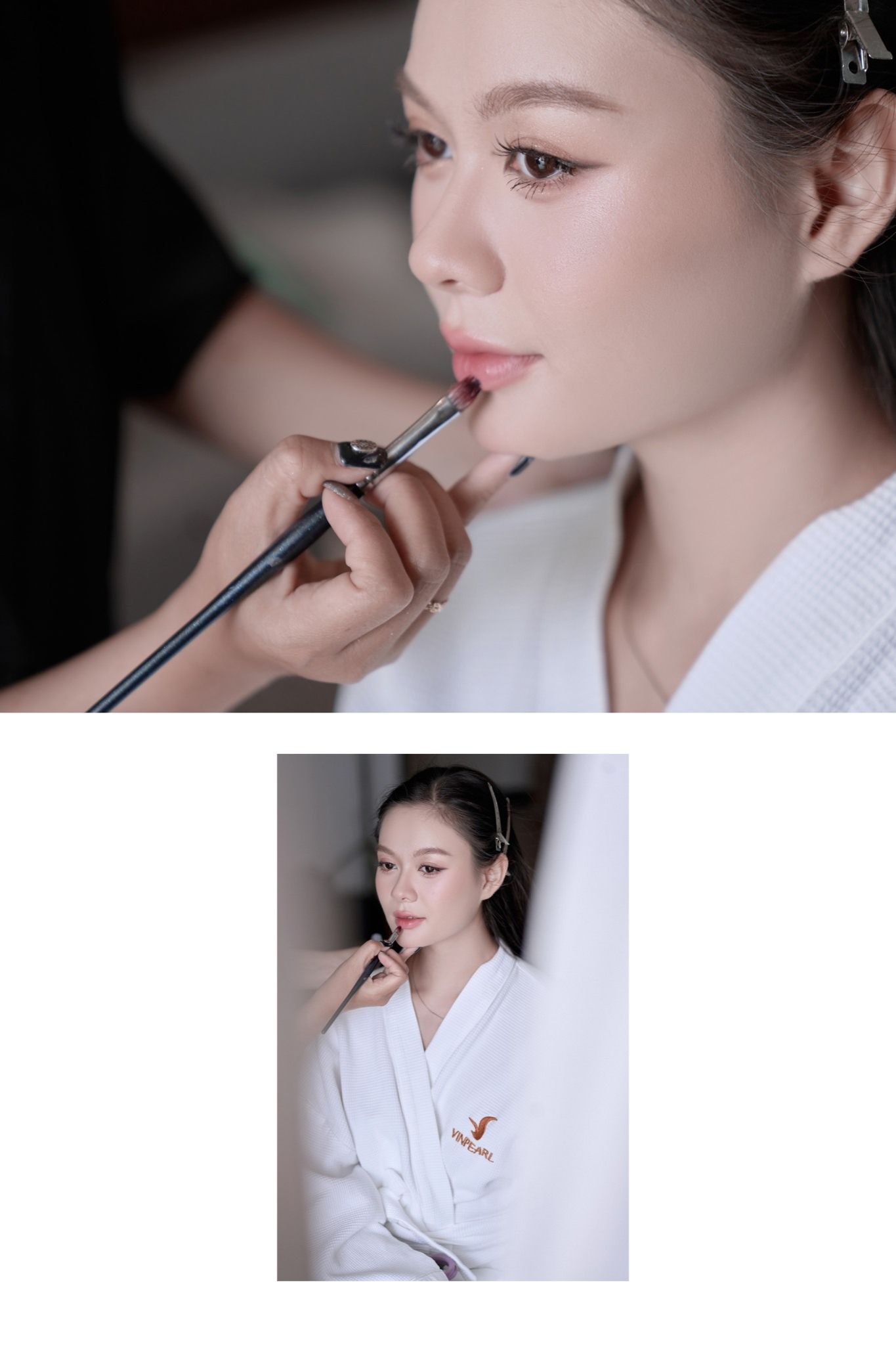 Luôn có ekip theo sát để giữ diện mạo hoàn hảo suốt ngày dài