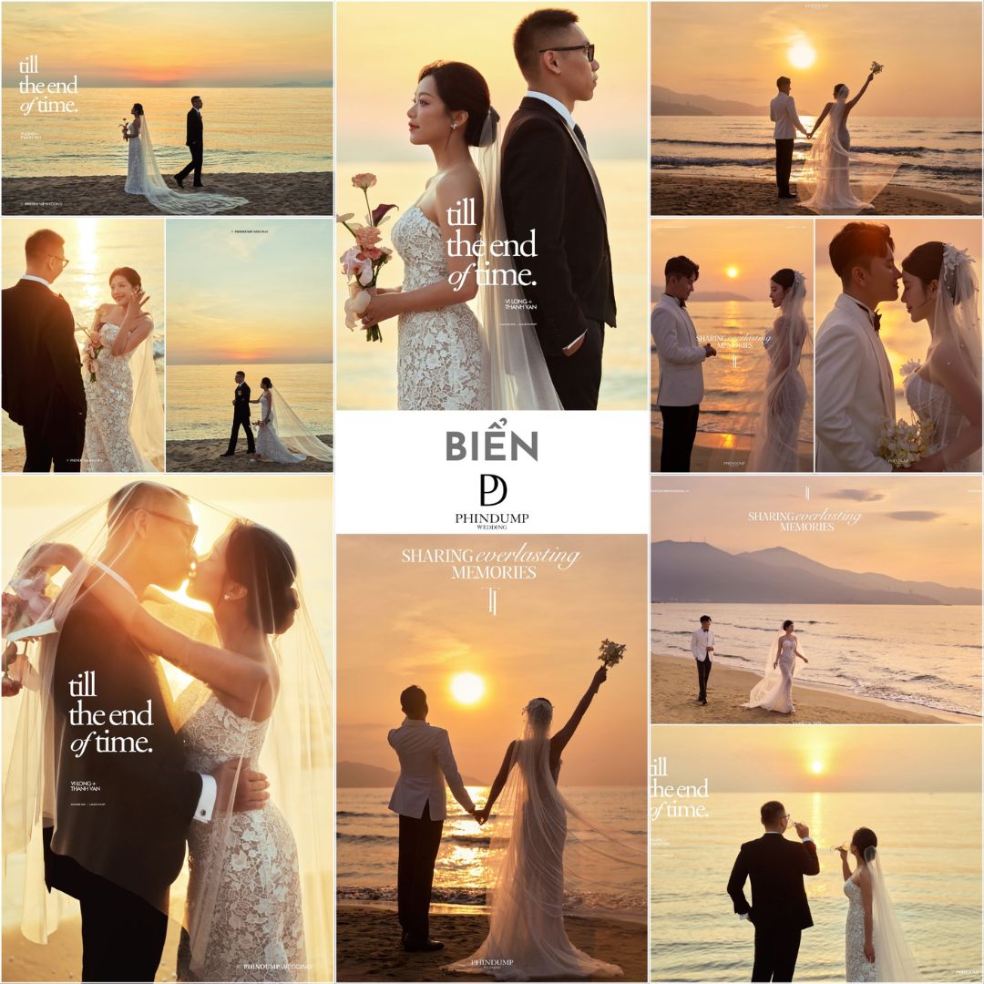Chụp ảnh cưới Biển bình minh