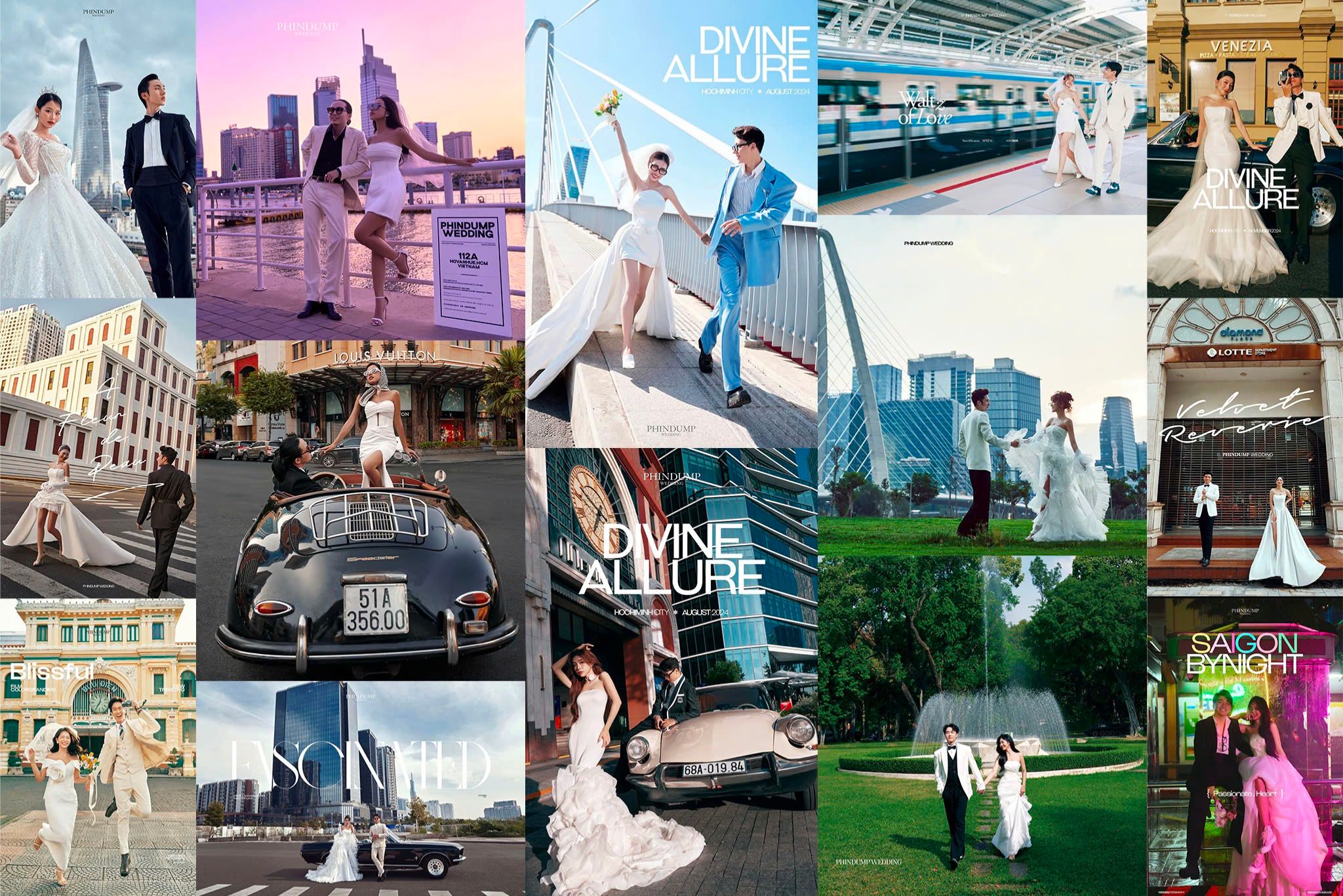 Cực kỳ am hiểu Sài Gòn, khai thác bối cảnh chụp ảnh cưới đa dạng