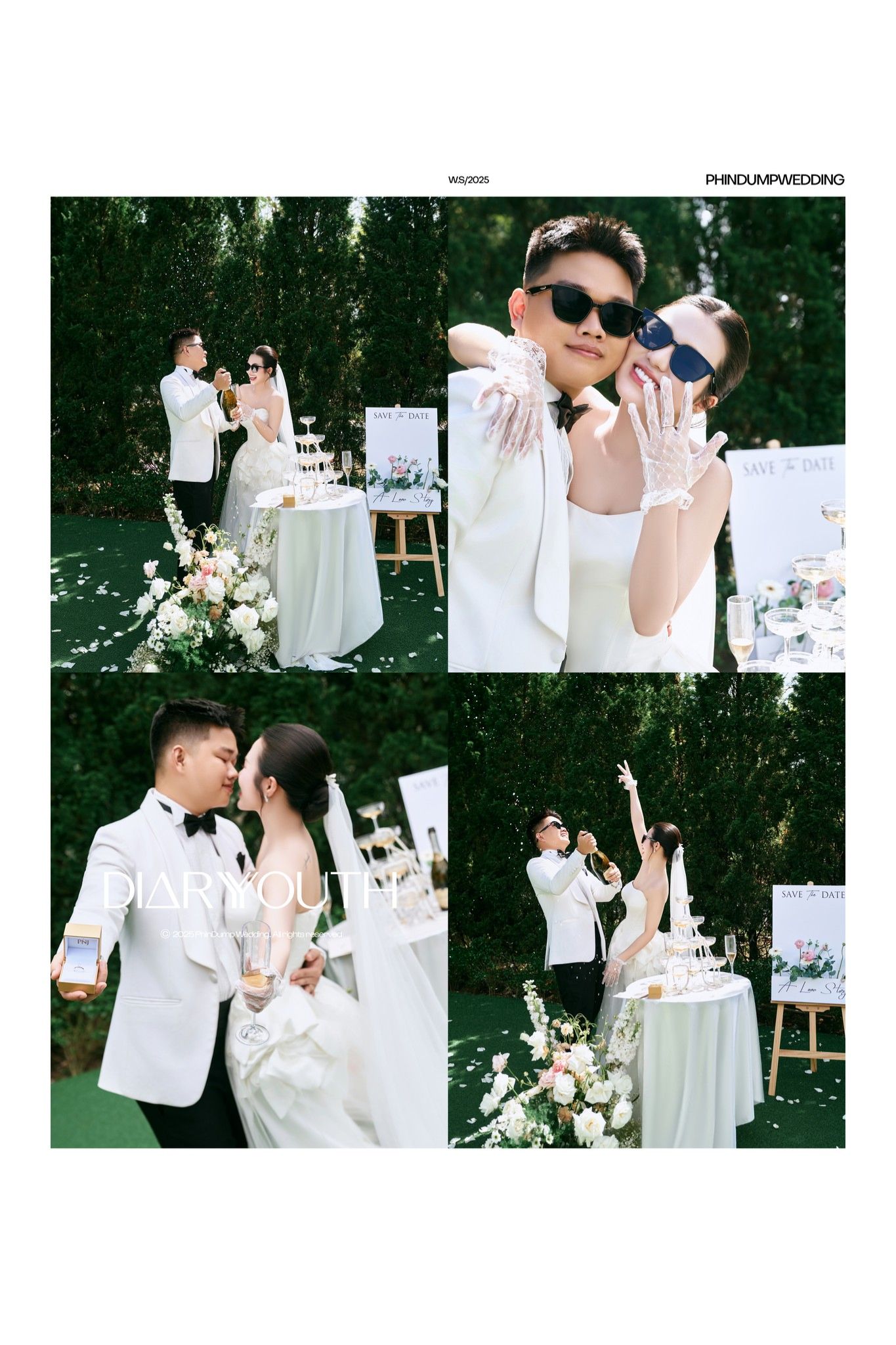 Dễ dàng thể hiện phong cách thời trang cưới