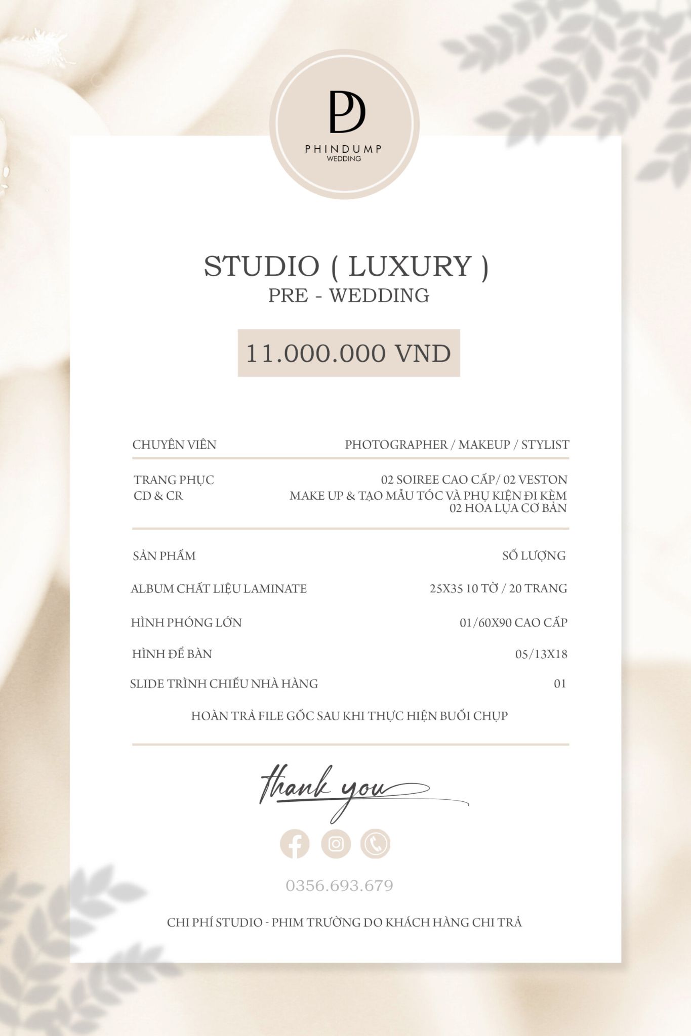 Gói Luxury 11.000.000