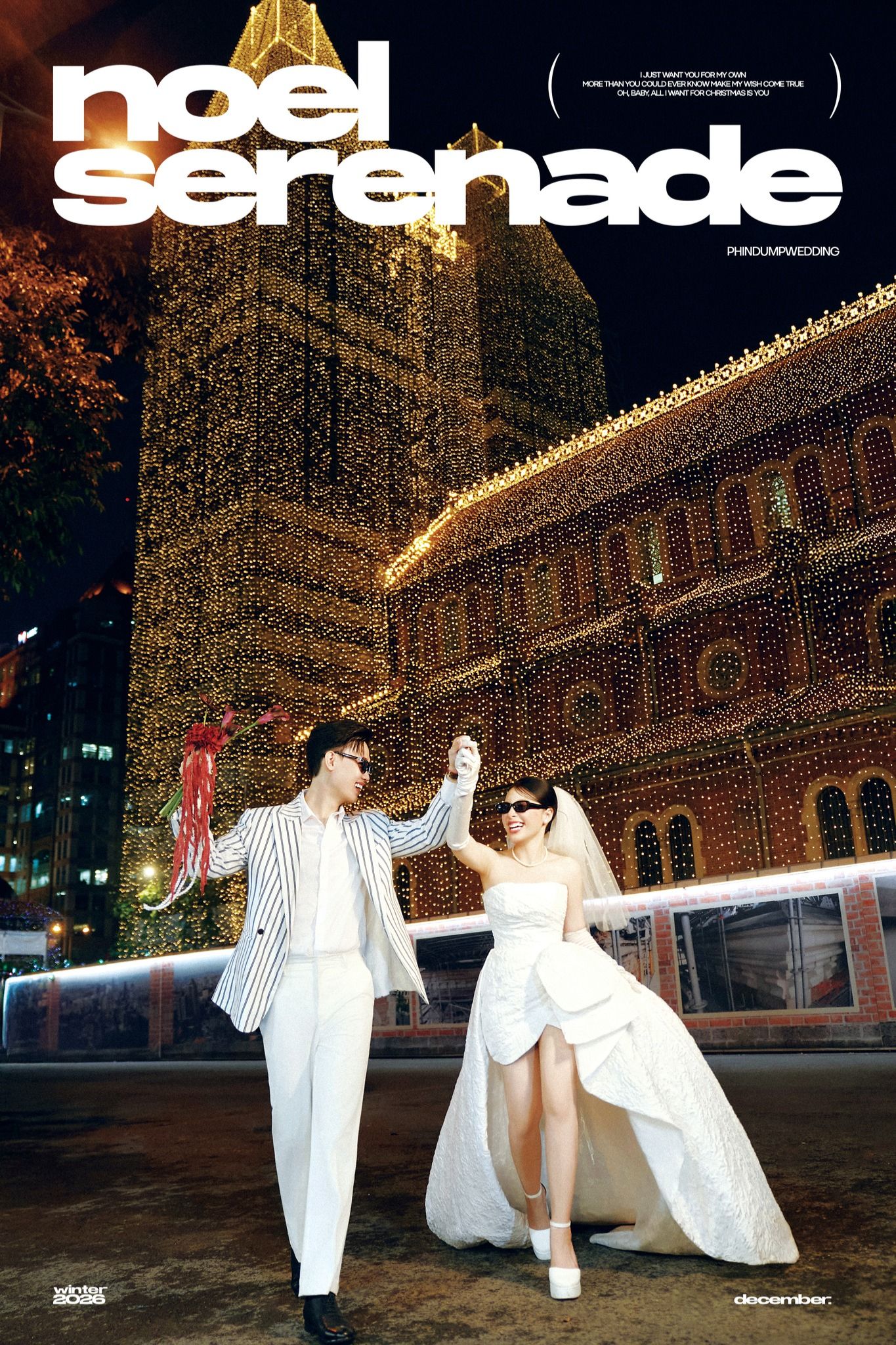 Sài Gòn lên đèn - Background “đắt giá” cho ảnh cưới thời trang