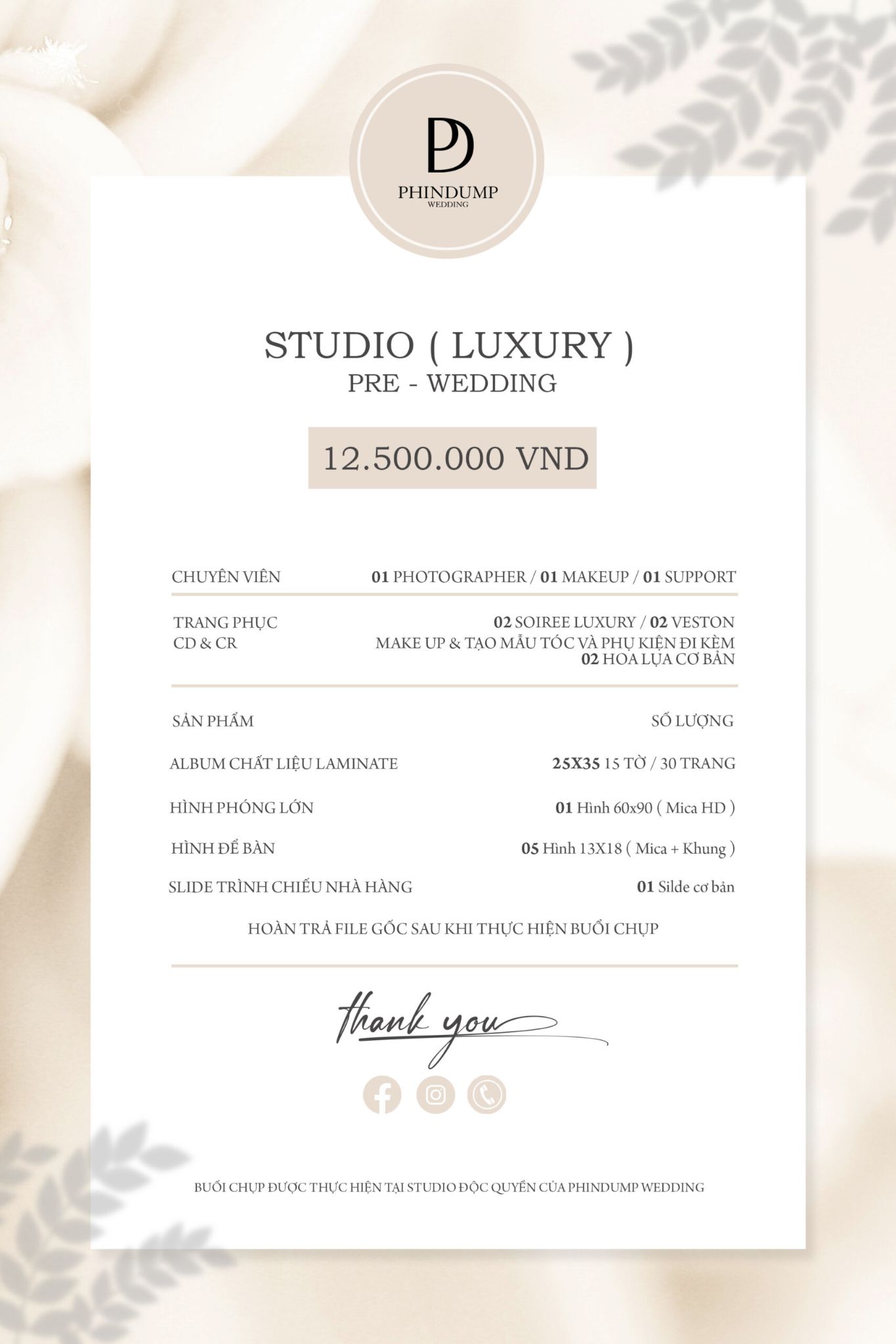 Studio Luxury 12.500.000