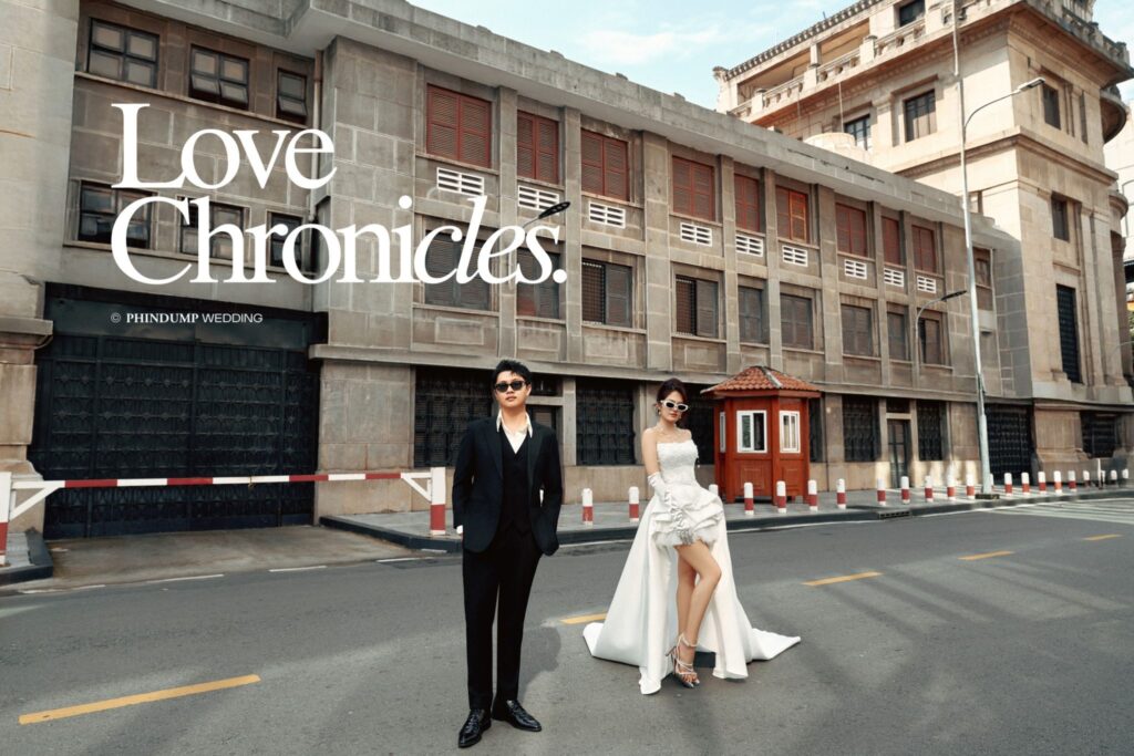 Concept chụp ảnh cưới Ngân hàng Nhà nước TP.HCM qua góc nhìn thời trang của ekip PhinDump Wedding