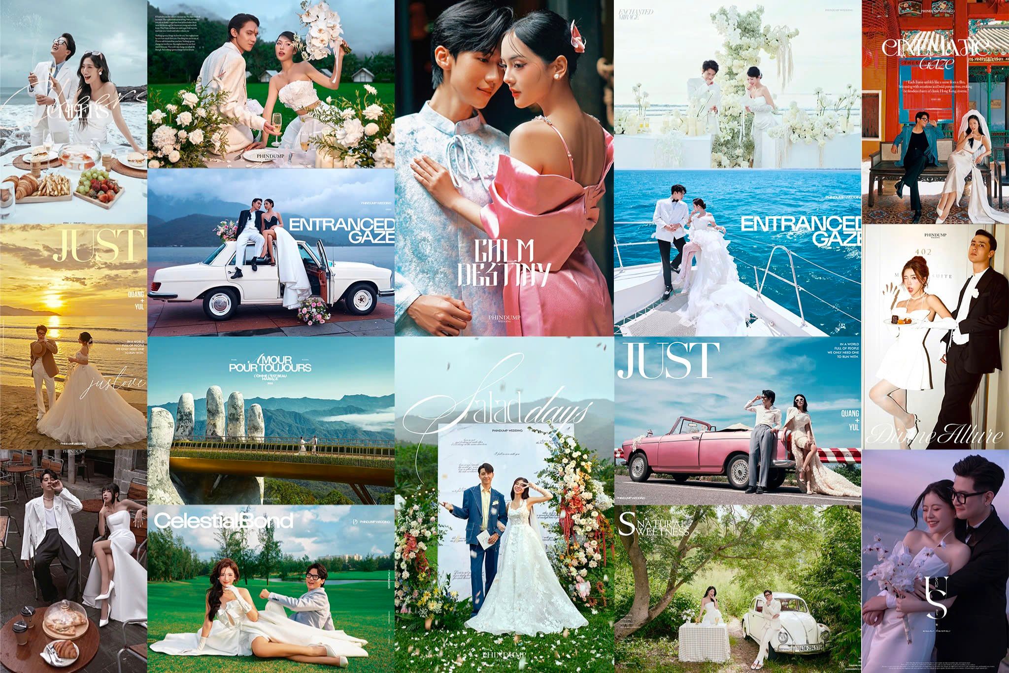 Đội ngũ Photoshop của PhinDump Wedding luôn dành nhiều thời gian để tinh chỉnh từng chi tiết nhỏ