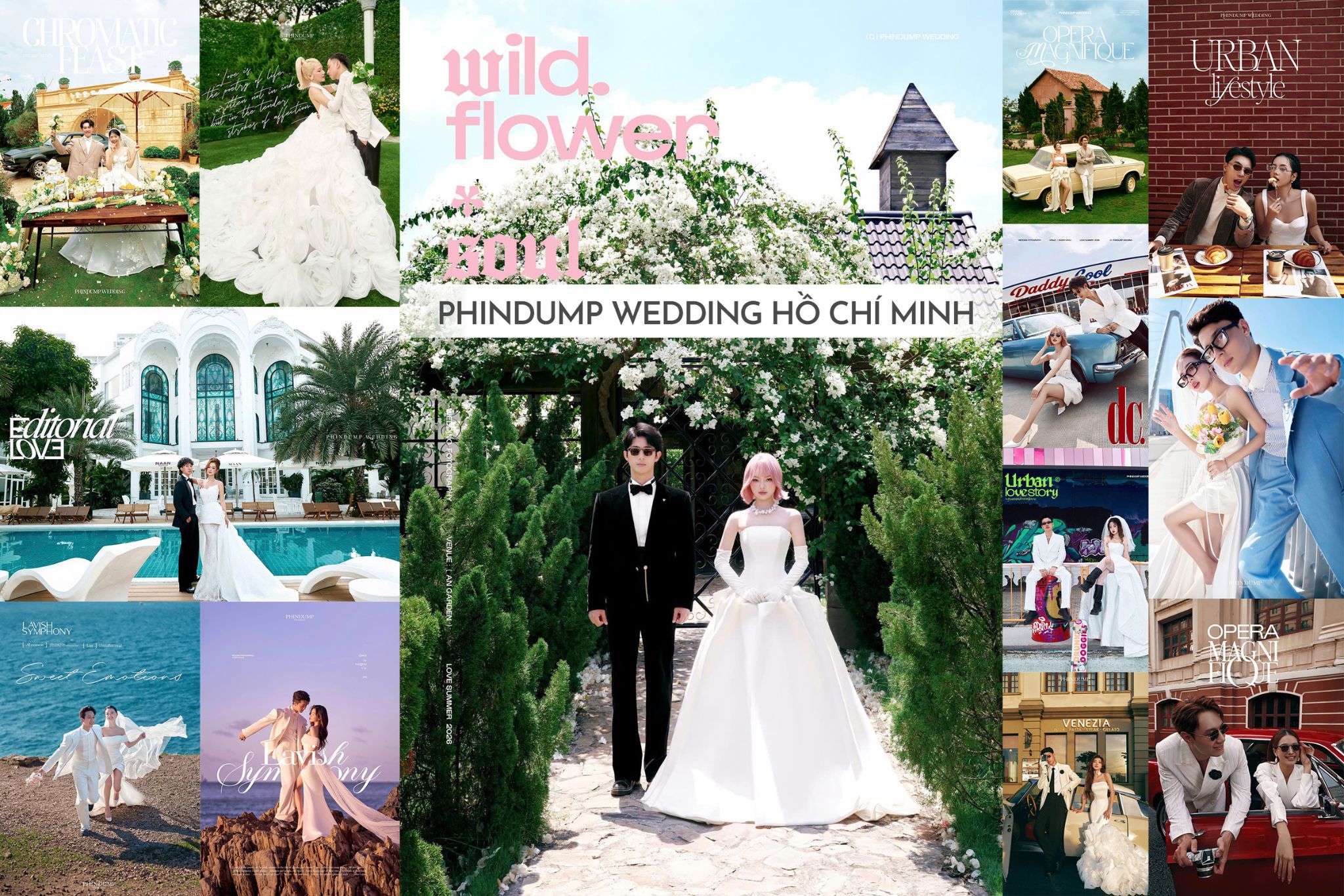 Top 10+ concept chụp "vibe mùa hè" hot nhất 2026 của PhinDump Wedding Hồ Chí Minh