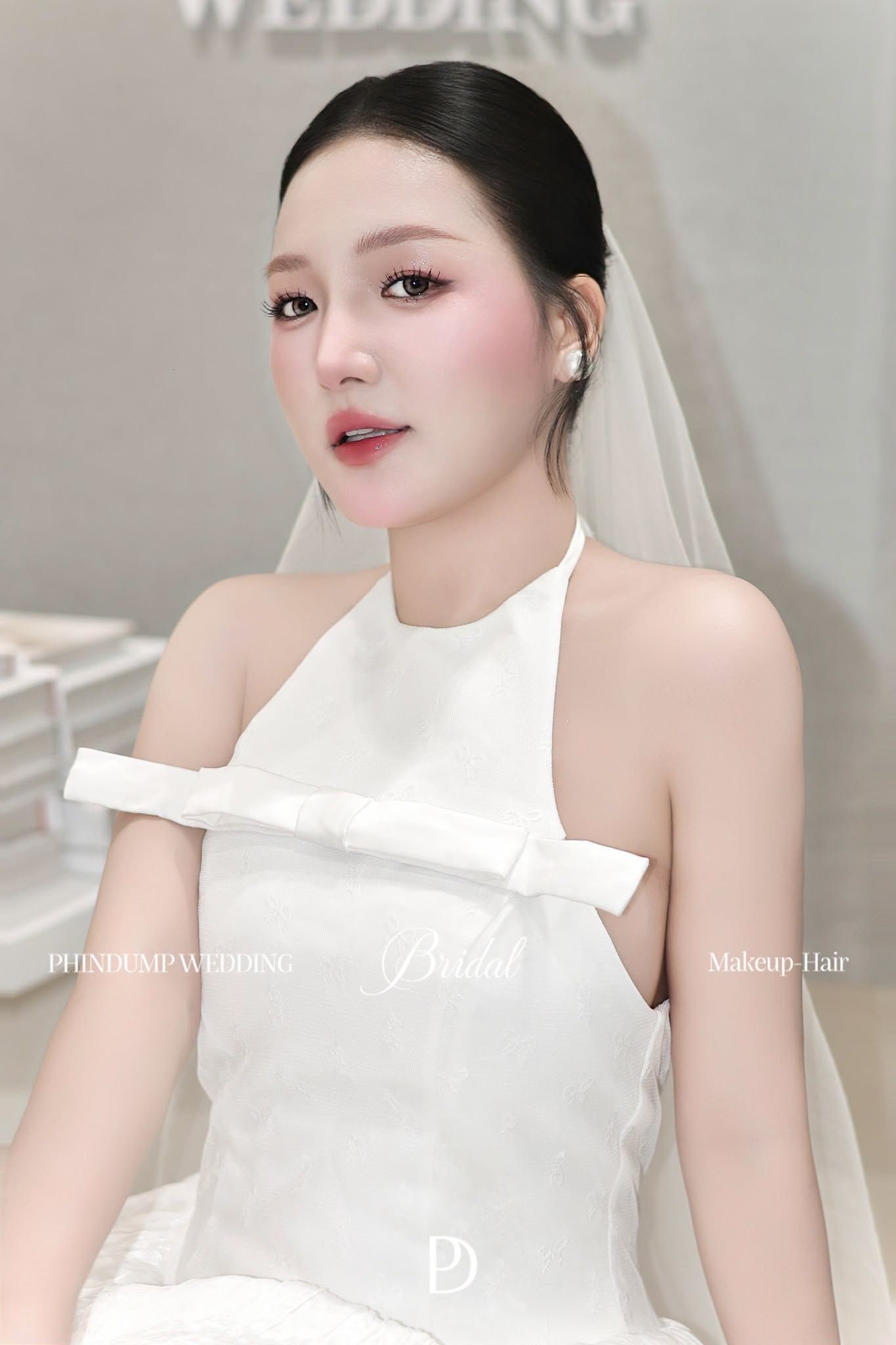 Cô dâu có làn da tương đối đều màu